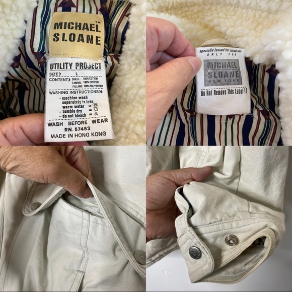 Michael Sloane New York Utility Project Men’s Size Large Jacket 90s Streetwear - Picture 12 of 12